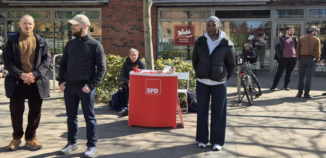 Infostand der SPD am 11.04.